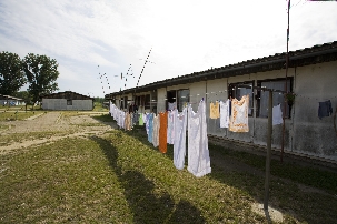 A collective centre in Krnjača, Serbia housing Serb refugees from Croatia (novossti.com)